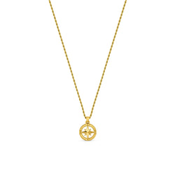 Nautical Star Pendant Necklace - Gold
