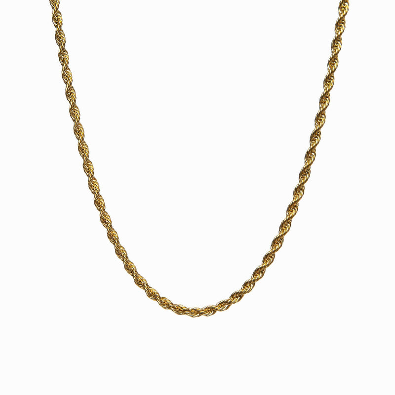FREE Rope Chain Necklace - 18K Gold Plated