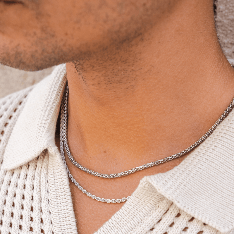 Rope Chain Necklace - Silver