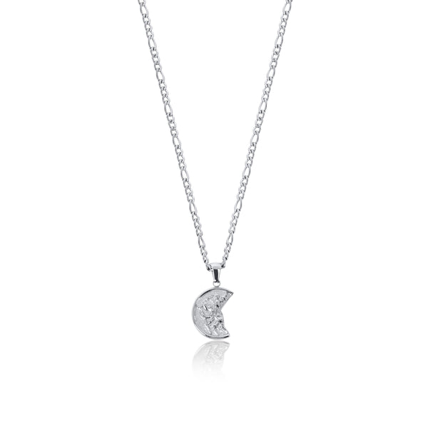 St Christopher Pendant Necklace - Silver