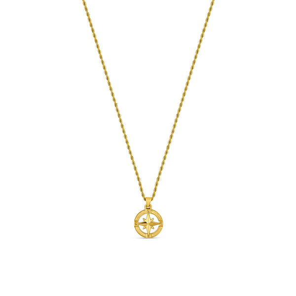 Nautical Star Pendant Necklace - Gold
