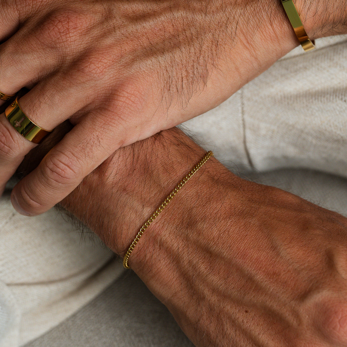 Minimal Chain Bracelet - Gold