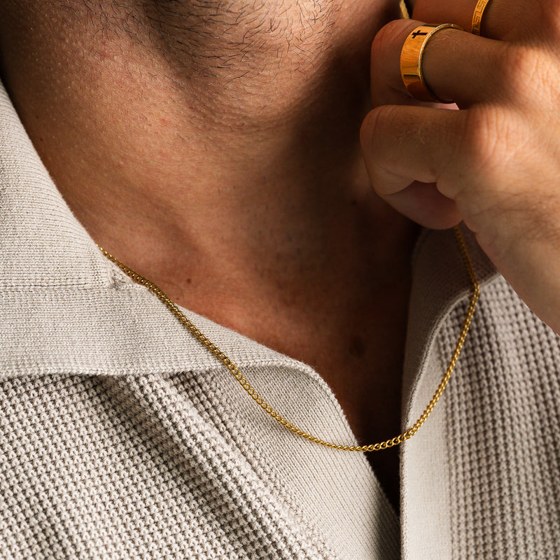 Minimal Chain Necklace - Gold