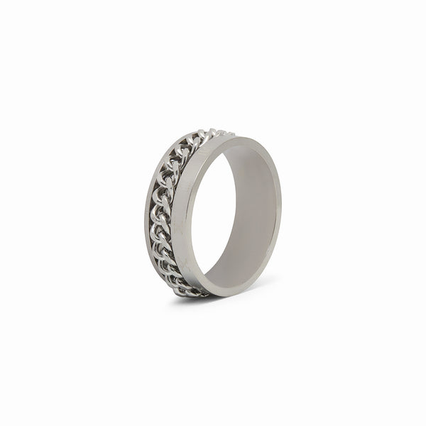 Cuban Numeral Ring - Silver