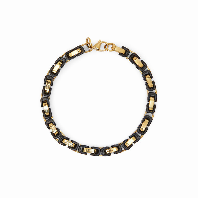 Byzantine Bracelet - Black/Gold