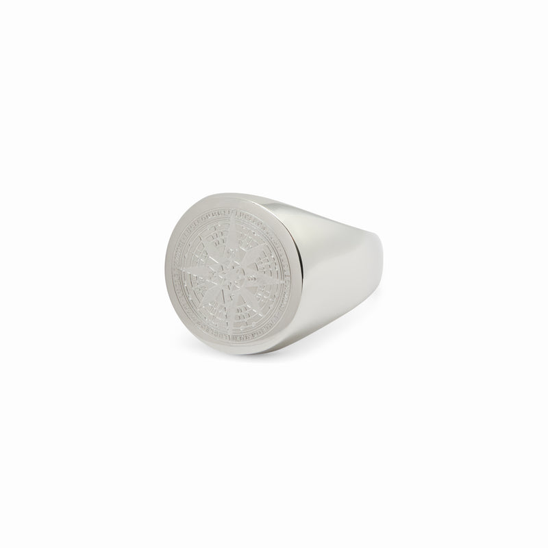 Compass Ring - Silver