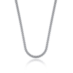 Curb Chain Necklace - Silver