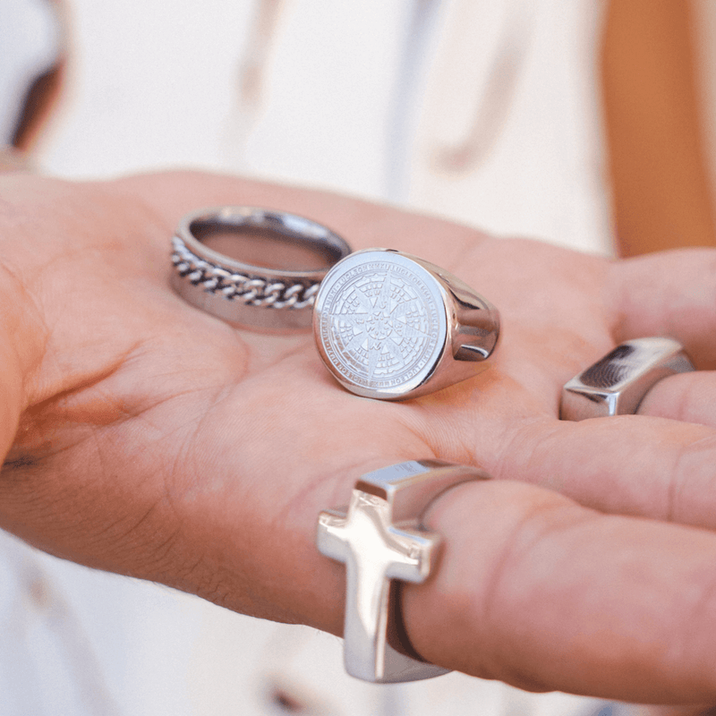 Compass Ring - Silver