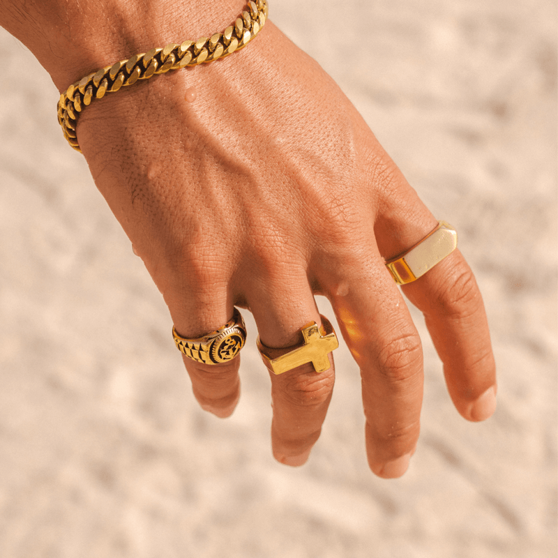 Flat Top Ring - Gold