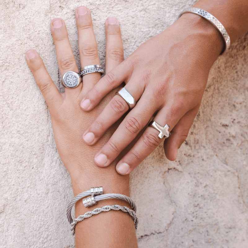 Compass Ring - Silver