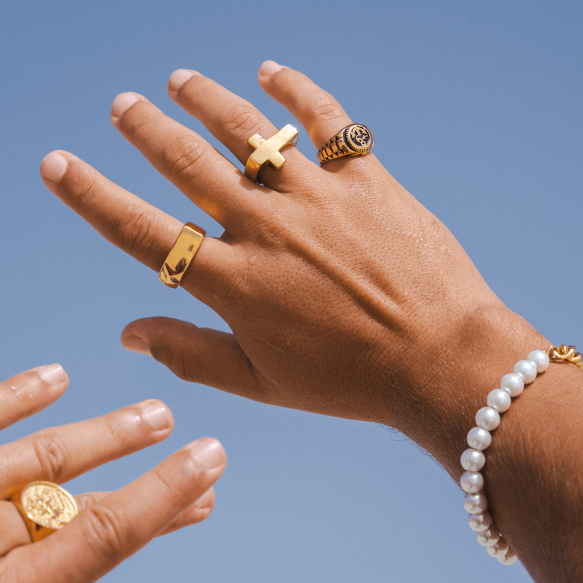 Cross Ring - Gold