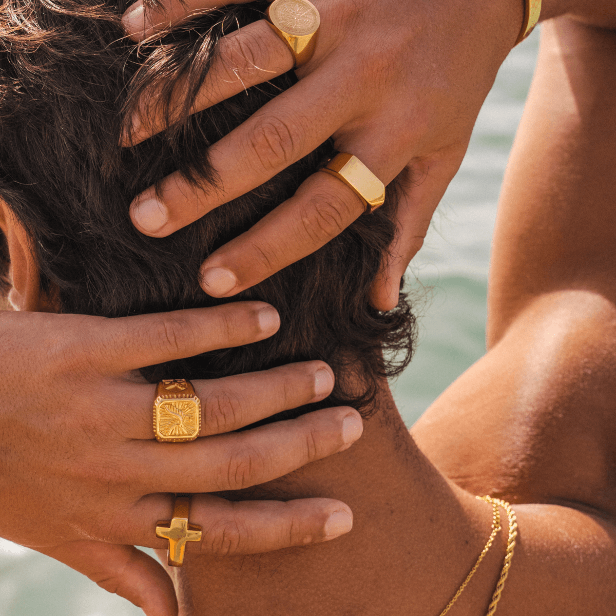 Cross Ring - Gold