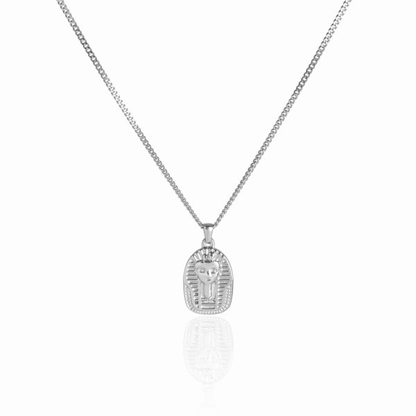 Egyptian Pendant Necklace - Silver