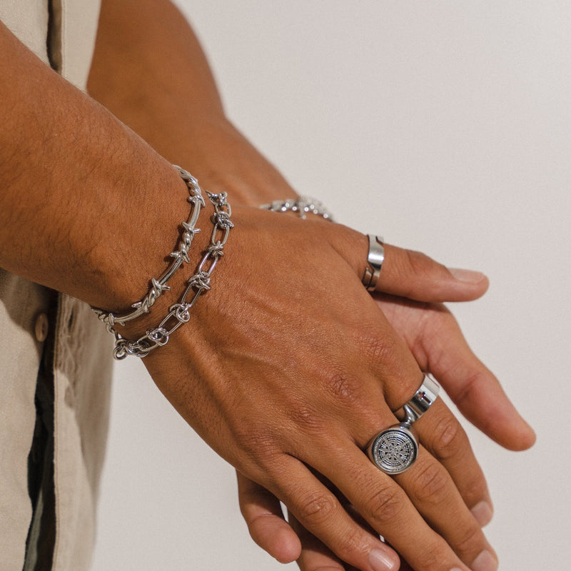 Knotted Bracelet - Silver