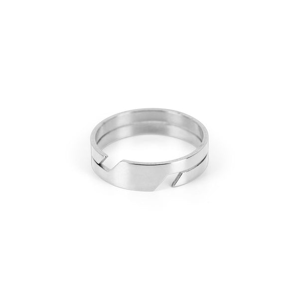 Geometric Ring – Silver