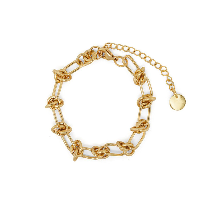 Knotted Bracelet - Gold